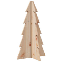 HKM-738771 Solid Pine Wood Christmas Tree - 69.5 cm for Home and Office Decoration