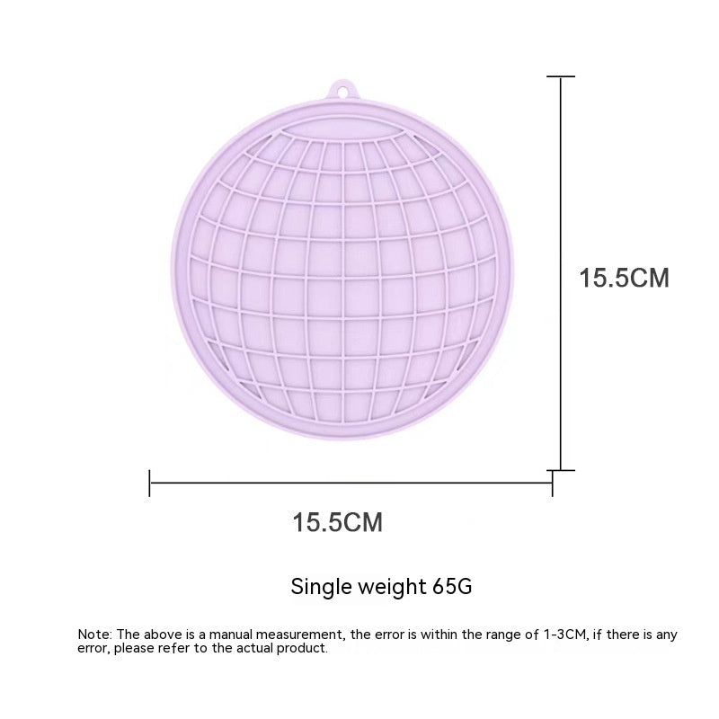 HKM-738835 Fish-Shaped and Round Silicone Snack Pads for Pets - Various Colors Available