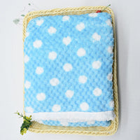 HKM-738963 Cozy Double-Layered Lambswool Thermal Blanket for Babies in Various Patterns and Colors