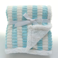 HKM-738963 Cozy Double-Layered Lambswool Thermal Blanket for Babies in Various Patterns and Colors