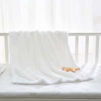 HKM-738963 Cozy Double-Layered Lambswool Thermal Blanket for Babies in Various Patterns and Colors