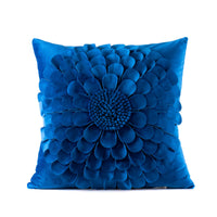 HKM-739027 Flower Pattern Velvet Pillowcase in 45x45cm and 30x50cm Sizes for Home and Commercial Use