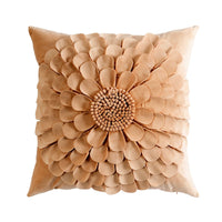 HKM-739027 Flower Pattern Velvet Pillowcase in 45x45cm and 30x50cm Sizes for Home and Commercial Use