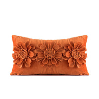HKM-739027 Flower Pattern Velvet Pillowcase in 45x45cm and 30x50cm Sizes for Home and Commercial Use