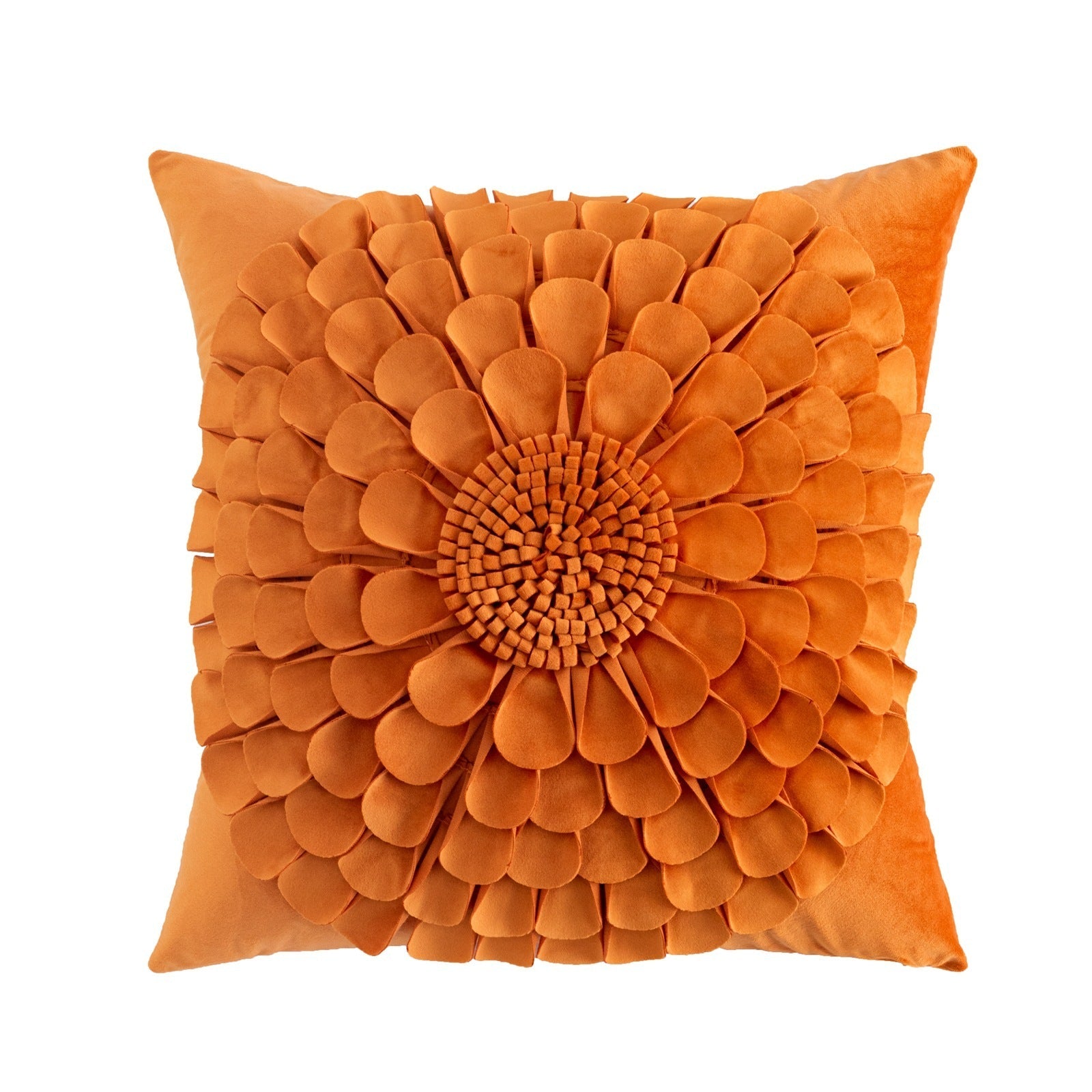 HKM-739027 Flower Pattern Velvet Pillowcase in 45x45cm and 30x50cm Sizes for Home and Commercial Use
