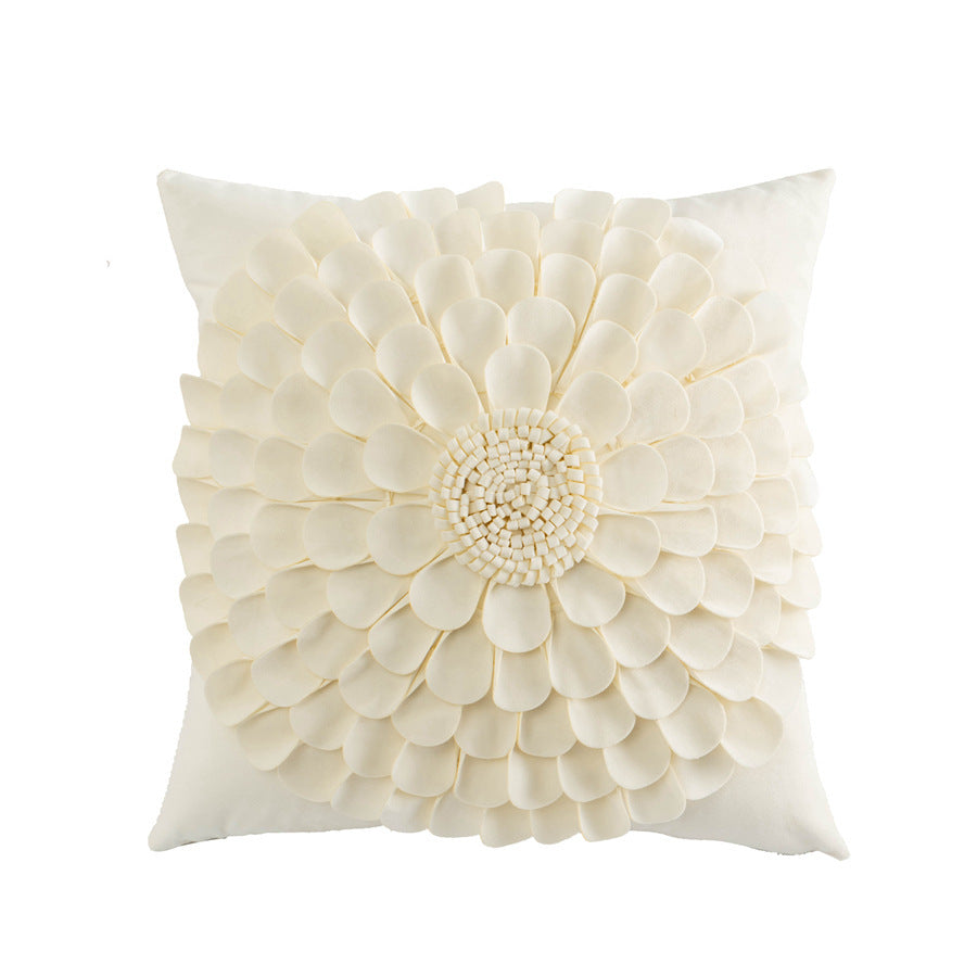 HKM-739027 Flower Pattern Velvet Pillowcase in 45x45cm and 30x50cm Sizes for Home and Commercial Use