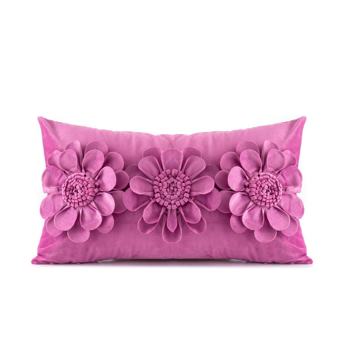 HKM-739027 Flower Pattern Velvet Pillowcase in 45x45cm and 30x50cm Sizes for Home and Commercial Use