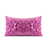 HKM-739027 Flower Pattern Velvet Pillowcase in 45x45cm and 30x50cm Sizes for Home and Commercial Use