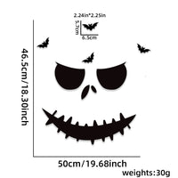 HKM-739091 Halloween Felt Cloth Decorative Door Stickers - Skull Hand & Pumpkin Designs
