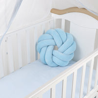 HKM-739091 Knotted Lumbar Pillow with Memory Foam Fill, 100% Polyester Fiber, 30 cm x 12 cm
