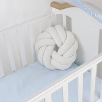 HKM-739091 Knotted Lumbar Pillow with Memory Foam Fill, 100% Polyester Fiber, 30 cm x 12 cm