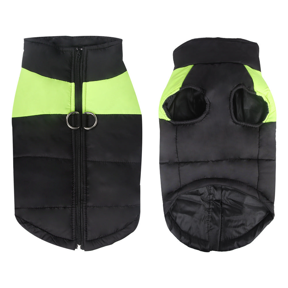 HKM-739283 Warm and Cozy Pullover Dog Jacket for Small to Large Breeds - Casual Cotton Sweatshirt in Multiple Colors
