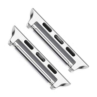 HKM-739475 Stainless Steel Iwatch Ear Connector Strap - Compatible with 38mm, 40mm, 41mm, 42mm, 44mm, 45mm, 46mm, 49mm Models in Multiple Colors