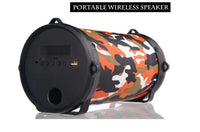 HKM-739667 Portable Bluetooth Speaker with 5W Output, 1200mAh Battery, FM Radio, and USB Connectivity - Multiple Colors Available