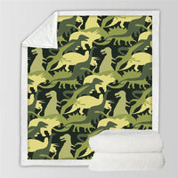 HKM-739731 Dinosaur Glow-in-the-Dark Fluffy Cotton Blanket for Kids, Soft Cozy Throw for Beds and Travel