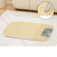 HKM-739731 Universal Cold Mat for Cats and Dogs – Woven Pet Nest in Beige, Gray, or Brown, Multiple Sizes Available