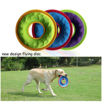 HKM-739987 Interactive Floating Water Ring Toy for Dogs - Bite Resistant and Waterproof Frisbee, 9 Inches