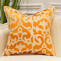 HKM-740179 Geometric Abstract Satin Pillow Cover for Indoor Decoration