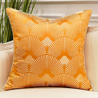 HKM-740179 Geometric Abstract Satin Pillow Cover for Indoor Decoration
