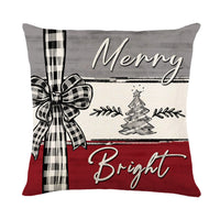 HKM-740243 Merry Christmas Cushion Cover Pillowcase - Festive Home Decor for Holiday Season 2024