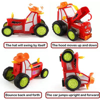 HKM-740371 Crazy Dancing Stunt Car - Electric Remote Control Toy for Kids, Indoor & Outdoor Fun