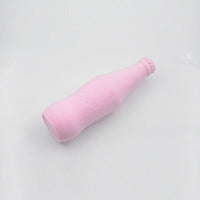HKM-740435 Foaming Beer Soda Bottle Pet Teeth Cleaning Toy - Eco-Friendly TPR Molar Care in Yellow, Pink, and Blue
