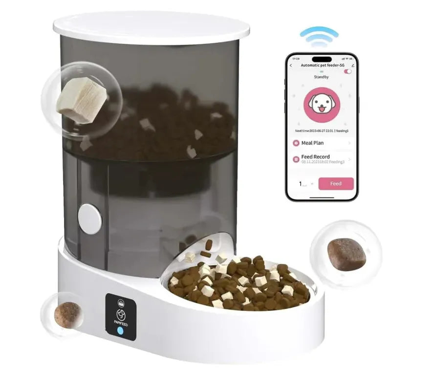 KTX-740563 Smart Wifi Automatic Pet Feeder with Digital Timer for Dogs and Cats