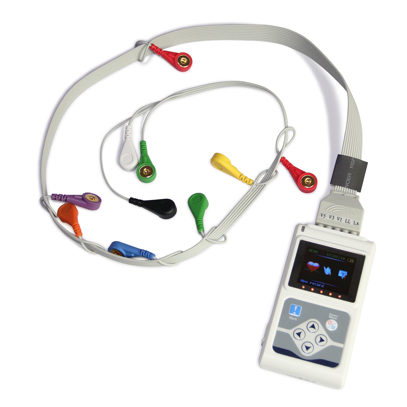 HKM-740627 12-Channel Holter ECG Monitoring System with 24-Hour Continuous Recording and Advanced Analysis Functions