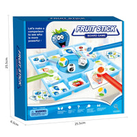 HKM-740691 Fruit Stick Card Game for Kids - Educational Toy for Hand-Eye Coordination and Reaction Speed, Suitable for Ages 3+