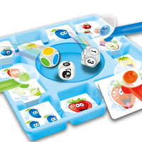 HKM-740691 Fruit Stick Card Game for Kids - Educational Toy for Hand-Eye Coordination and Reaction Speed, Suitable for Ages 3+