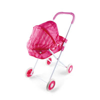 HKM-740755 Baby Doll Stroller Cart for Girls - Soft White Tube Design, Suitable for Ages 2-7
