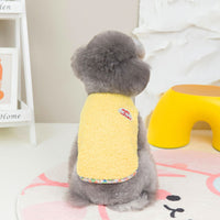 HKM-740755 Cozy British Style Vest for Small Dogs in Autumn and Winter