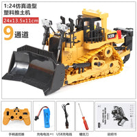 HKM-740947 1/20 Scale Alloy RC Excavator Model with 30m Remote Range, 360° Rotation and Obstacle Avoidance