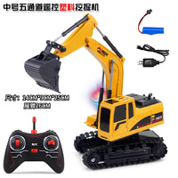 HKM-740947 1/20 Scale Alloy RC Excavator Model with 30m Remote Range, 360° Rotation and Obstacle Avoidance