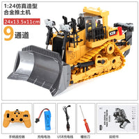 HKM-740947 1/20 Scale Alloy RC Excavator Model with 30m Remote Range, 360° Rotation and Obstacle Avoidance