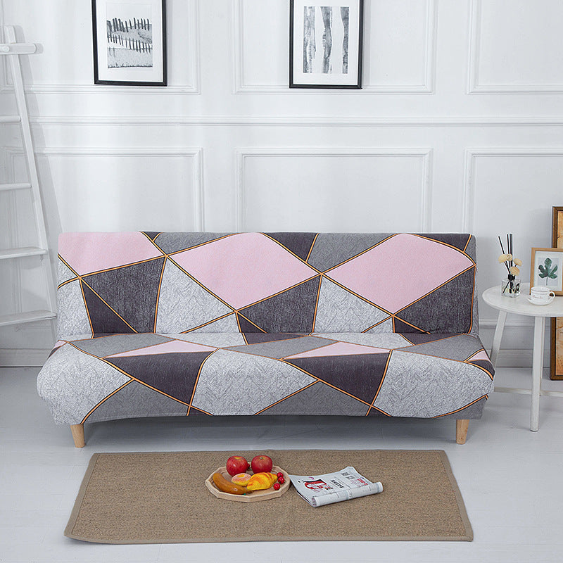 HKM-741011 Stretchable Sofa Mattress Dust Cover with Matching Pillowcases for 120-220cm Sofas