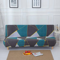 HKM-741011 Stretchable Sofa Mattress Dust Cover with Matching Pillowcases for 120-220cm Sofas