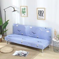 HKM-741011 Stretchable Sofa Mattress Dust Cover with Matching Pillowcases for 120-220cm Sofas