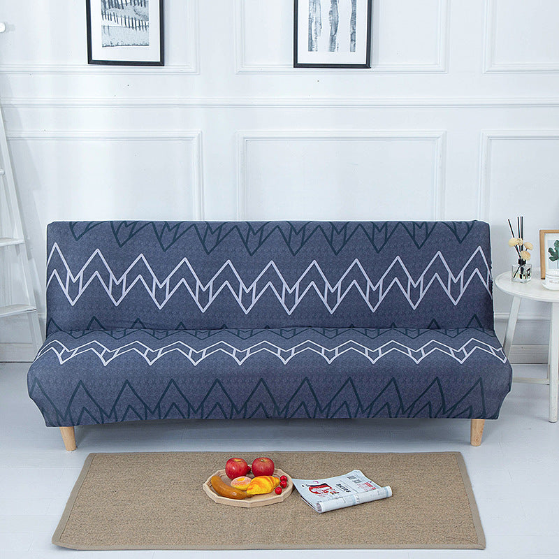 HKM-741011 Stretchable Sofa Mattress Dust Cover with Matching Pillowcases for 120-220cm Sofas