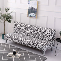 HKM-741011 Stretchable Sofa Mattress Dust Cover with Matching Pillowcases for 120-220cm Sofas