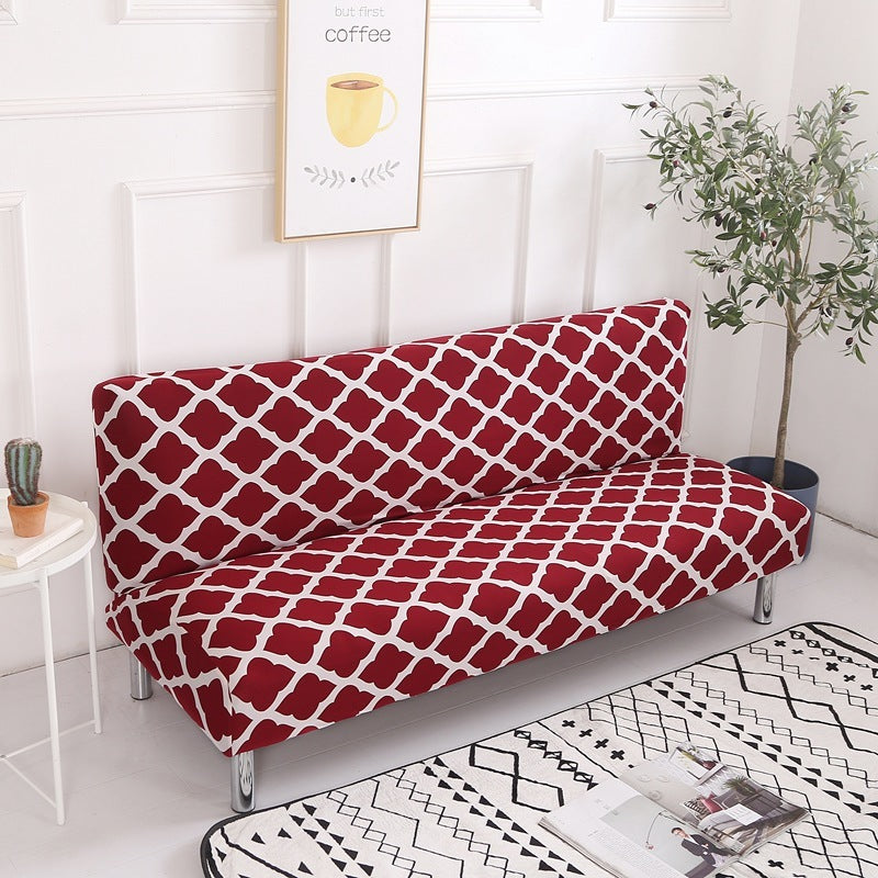 HKM-741011 Stretchable Sofa Mattress Dust Cover with Matching Pillowcases for 120-220cm Sofas