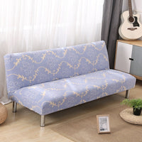 HKM-741011 Stretchable Sofa Mattress Dust Cover with Matching Pillowcases for 120-220cm Sofas