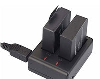 HKM-741139 Multi-Function Battery Charger for Coyote Action Cameras - Compatible with SJ4000, SJ5000, SJ6000, SJ7000, M10, Includes V3 Charging Cable