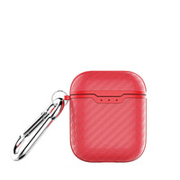 HKM-741203 Durable TPU Carbon Fiber Earphone Sleeve - Drop-Resistant, Various Colors Available