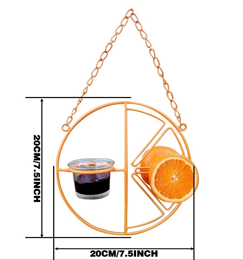 HKM-741203 Outdoor Metal Bird Feeder Hook for Hummingbirds - Easy Refill and Cleaning, Durable Design