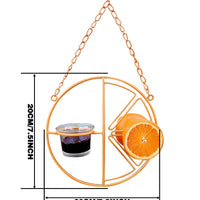 HKM-741203 Outdoor Metal Bird Feeder Hook for Hummingbirds - Easy Refill and Cleaning, Durable Design