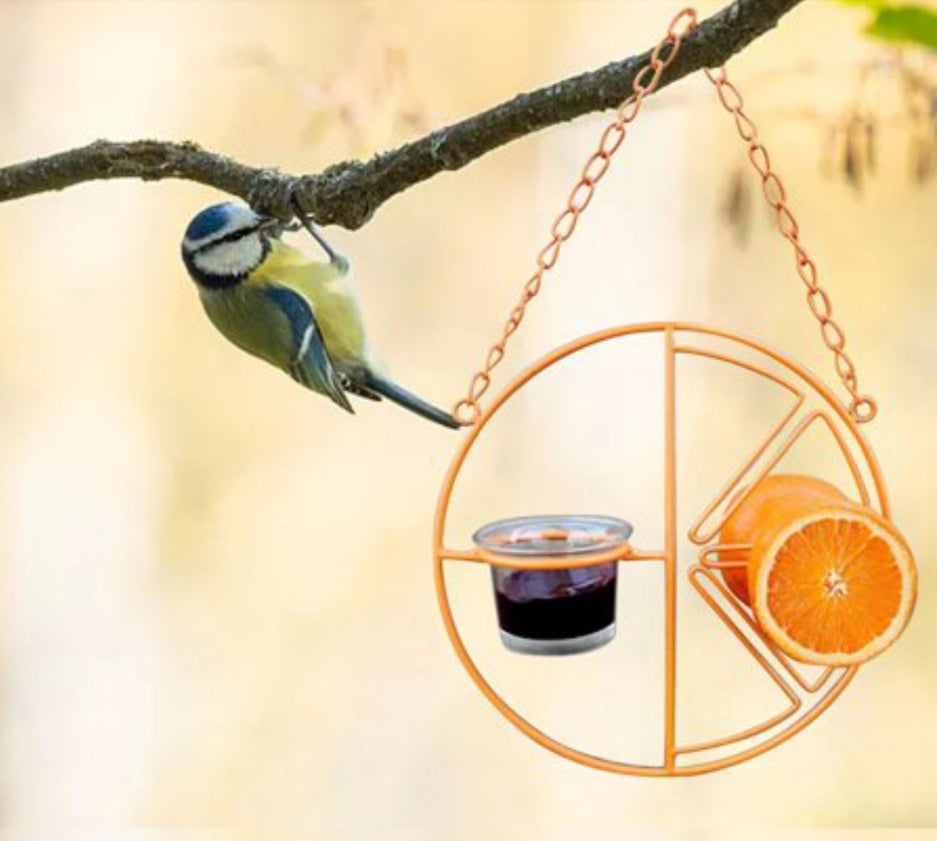 HKM-741203 Outdoor Metal Bird Feeder Hook for Hummingbirds - Easy Refill and Cleaning, Durable Design