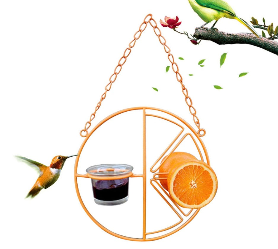HKM-741203 Outdoor Metal Bird Feeder Hook for Hummingbirds - Easy Refill and Cleaning, Durable Design