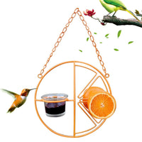 HKM-741203 Outdoor Metal Bird Feeder Hook for Hummingbirds - Easy Refill and Cleaning, Durable Design