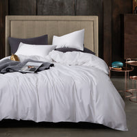 HKM-741267 Long-Staple Cotton 4-Piece Hotel Bedding Set in Solid Colors for 2m Beds